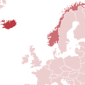 Ikkustration karta Island